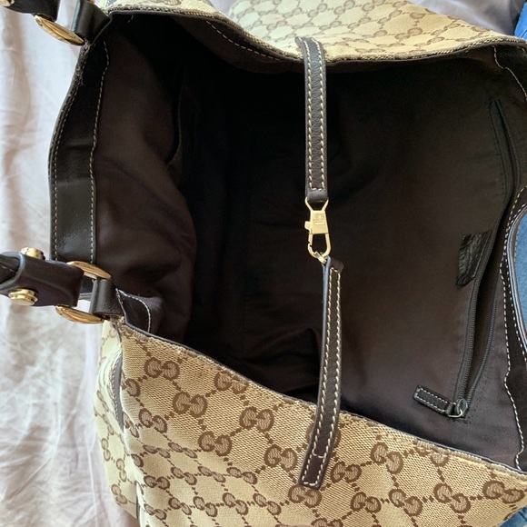 Gucci Large Monogram Canvas Hobo bag - Picture 2 of 8